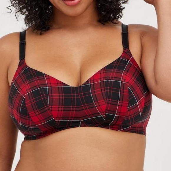 torrid Other - Torrid EVERYDAY WIRE-FREE LIGHTLY LINED PRINT 360° BACK SMOOTHING™ BRA size 42D